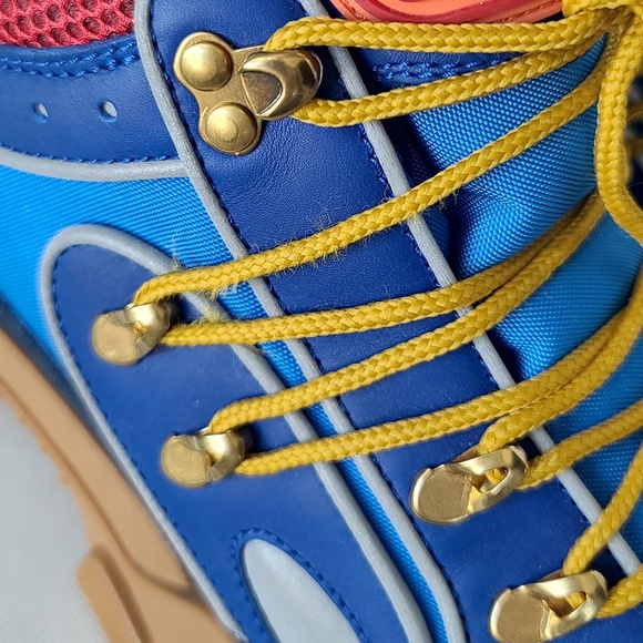 Authentic Gucci Flashtreck Multi Color Trainer sneaker Mens size 8 - Picture 2 of 7